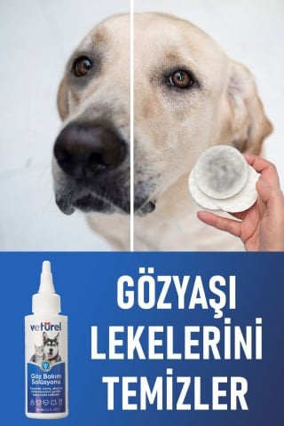 Kedi Köpek Göz Ağız Kulak Uyuzu Enfeksiyon Gözyaşı Lekesi Plak Koku Giderici Bakım Seti 3x100ml