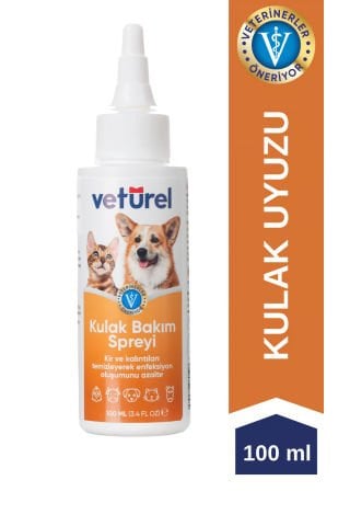 Kedi Kulak Temizleme Solüsyonu Kir Enfeksiyon Kaşıntı Köpek Kulak Uyuzu Koku Önleyici Bakım 100ml