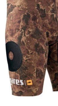 Mares Pocket 2mm OpenCell Short Camo Brown