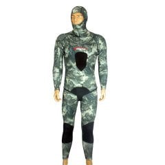 Free-Sub Seal Green 7mm Serbest Dalış Elbisesi Kamuflaj