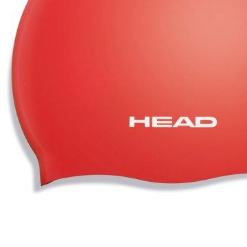 Head Silicone Flat Çocuk Havuz Bonesi Kırmızı