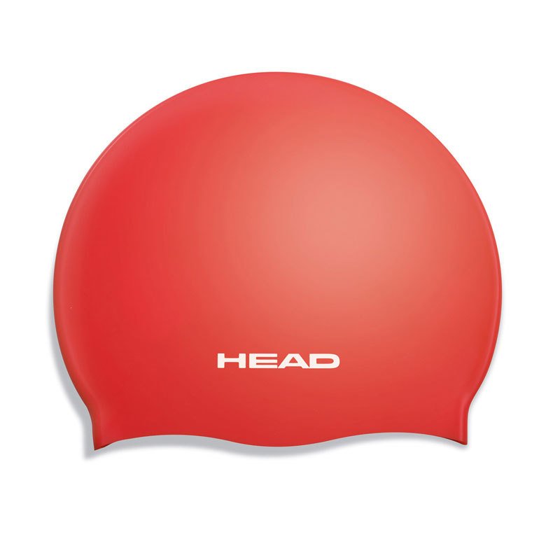 Head Silicone Flat Çocuk Havuz Bonesi Kırmızı