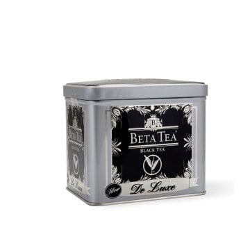 Beta De Luxe Gümüş Metal Ambalaj 225 GR (Seylan Çayı - Ceylon Tea)