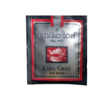 Champion Earl Grey Bardak Poşet 100 Adet (Bergamot - Tomurcuk Çayı)
