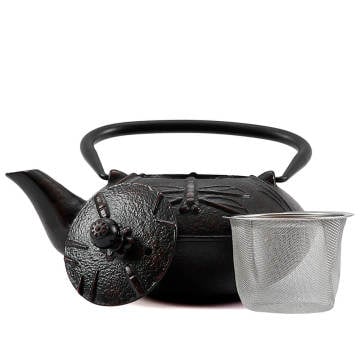 BA3081 Cast Iron Teapot Purple 600 ml