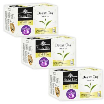 Beta Whitea Collection Kolajenli ve Vitamin Karışımı Beyaz Çay Tea Bags 20’li x 3 Adet