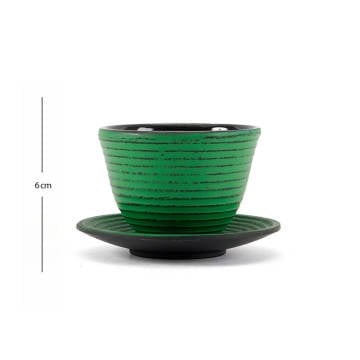 BA3116 Cast Iron Cup Green 120 ml