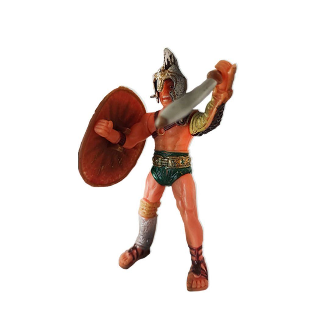 Romalı Gladyatör Shield Sword Fighter - Kılıç ve Kalkanlı Antik Savaşçı Figür Oyuncak
