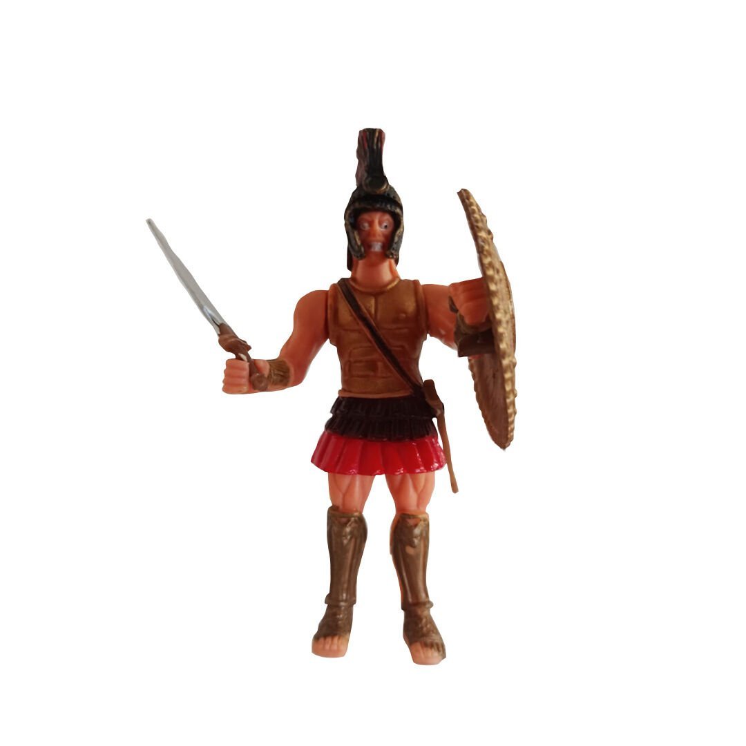 Roman Soldier Romalı Asker Gladyatör - Hançer ve Kalkanlı Savaşçı Figür Oyuncak