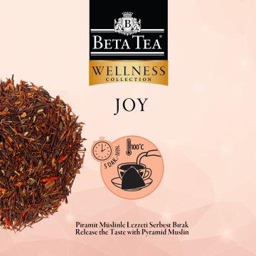 Beta Tea Wellness Joy Müslin Piramit Rooibos Çayı 2 gram (%100 Doğal Pamuk Dokuma)