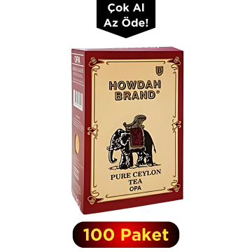 Howdah 500 GR (Seylan Çayı - Ceylon Tea)  X 100 Paket (10 Koli)