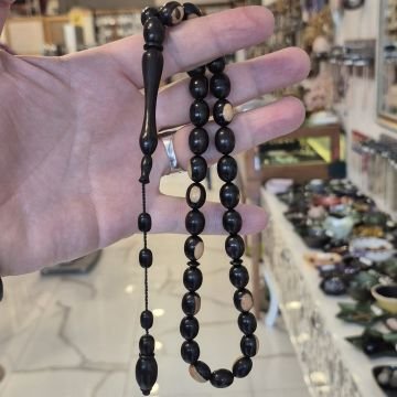 Beyzi Kesim Abanoz Ağacı 33 lük Tesbih