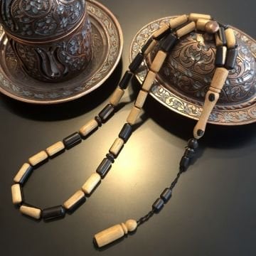 Kapsül Kesim Abanoz Ağacı 33 lük Tesbih