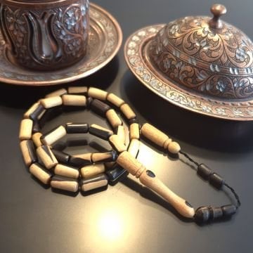 Kapsül Kesim Abanoz Ağacı 33 lük Tesbih