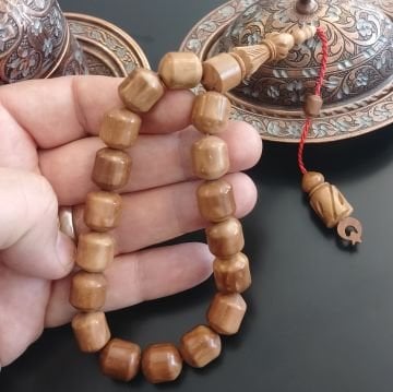İmame İşlemeli Kapsül Kesim Ay Yıldız Kuka Efe Tesbihi