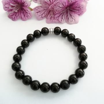 Shungite (Şungit) Doğal Taş Bileklik