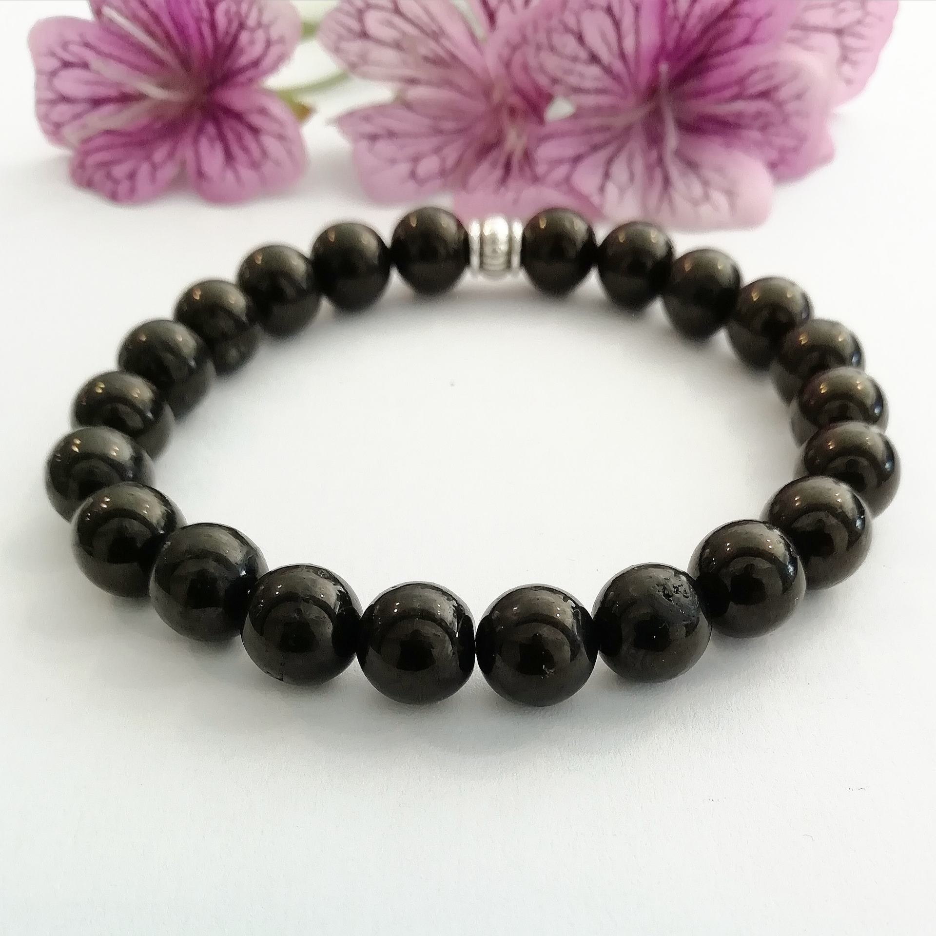 Shungite (Şungit) Doğal Taş Bileklik