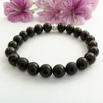 Shungite (Şungit) Doğal Taş Bileklik
