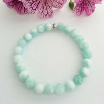 Larimar (Yunus Taşı) Doğal Taş Bileklik