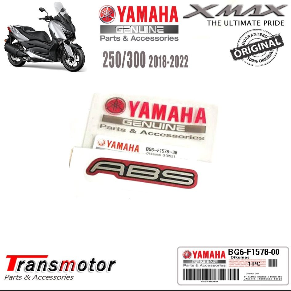 Orijinal Xmax Ironmax Techmax 250/300 2018-2022 Abs Sticker Logo