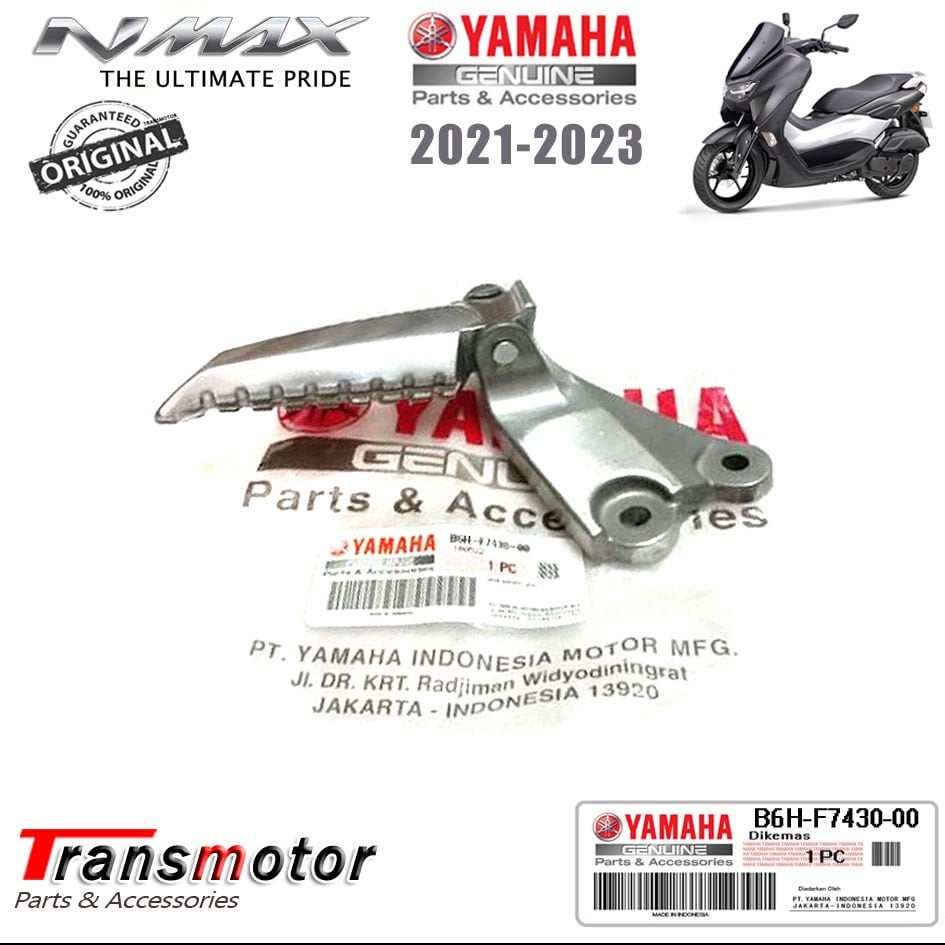 Orijinal NMAX 125/155 2021-2024 Sol Arka Yolcu Basamak Komple Braketli Set