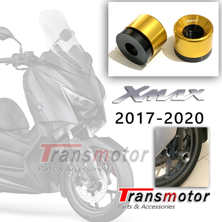 Xmax 125/250/300 2018-2023 Ön Teker Koruma Takoz Seti Siyah