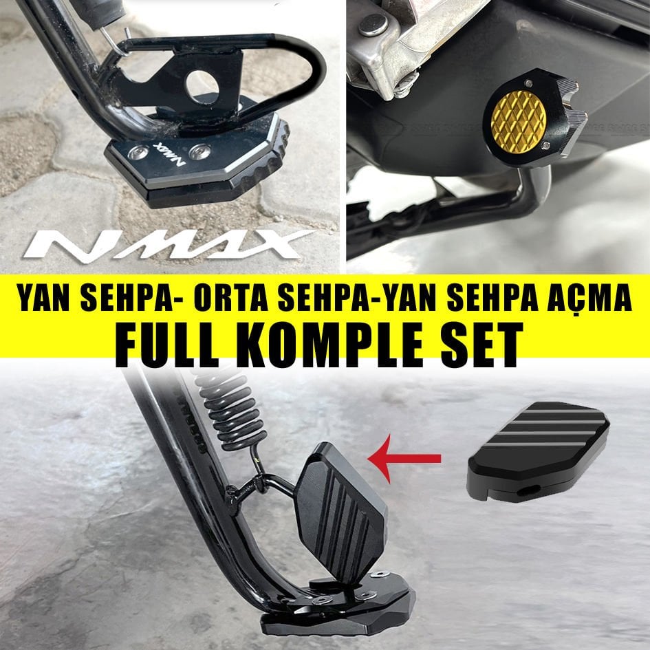 Nmax 125/155 2015-2024 Kaz Ayak Genişletme Seti Full 3lü Set