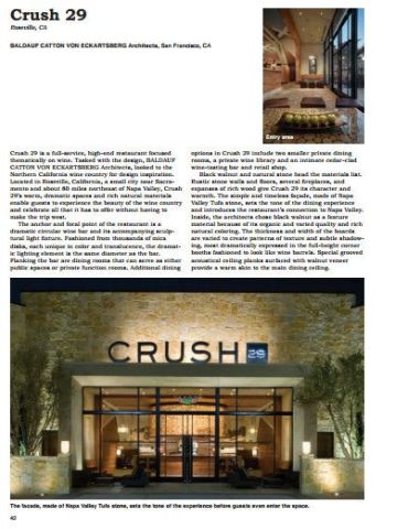 RETAIL SPACES: RESTAURANTS AND BARS