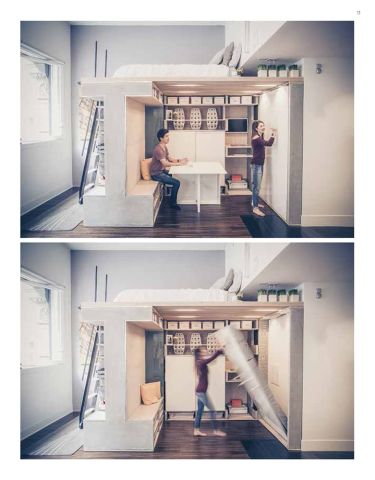 Modular Loft:Creating Flexible-Use Living Environments That Optimize the Space