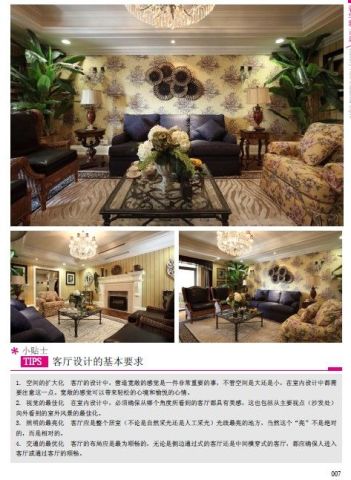 DRAWING GALLERY FIVE-STAR LIVING ROOM DESIGN:LUXURY NEOCLASSICAL STYLE