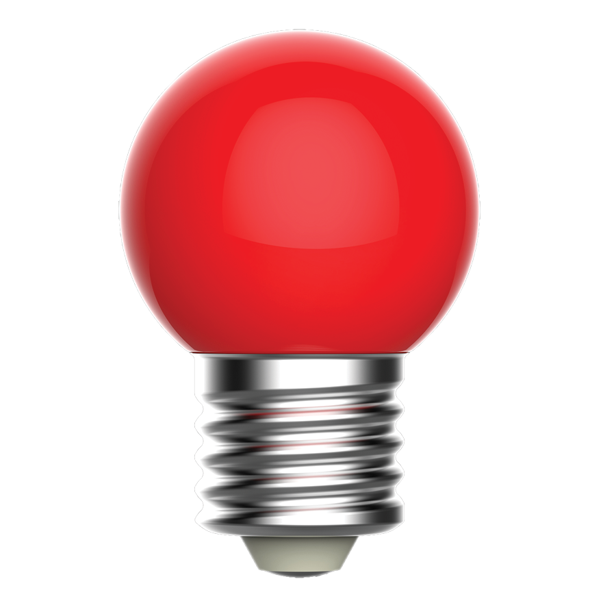 MAKEL 1 W E27 LED GECE AMPÜL KIRMIZI