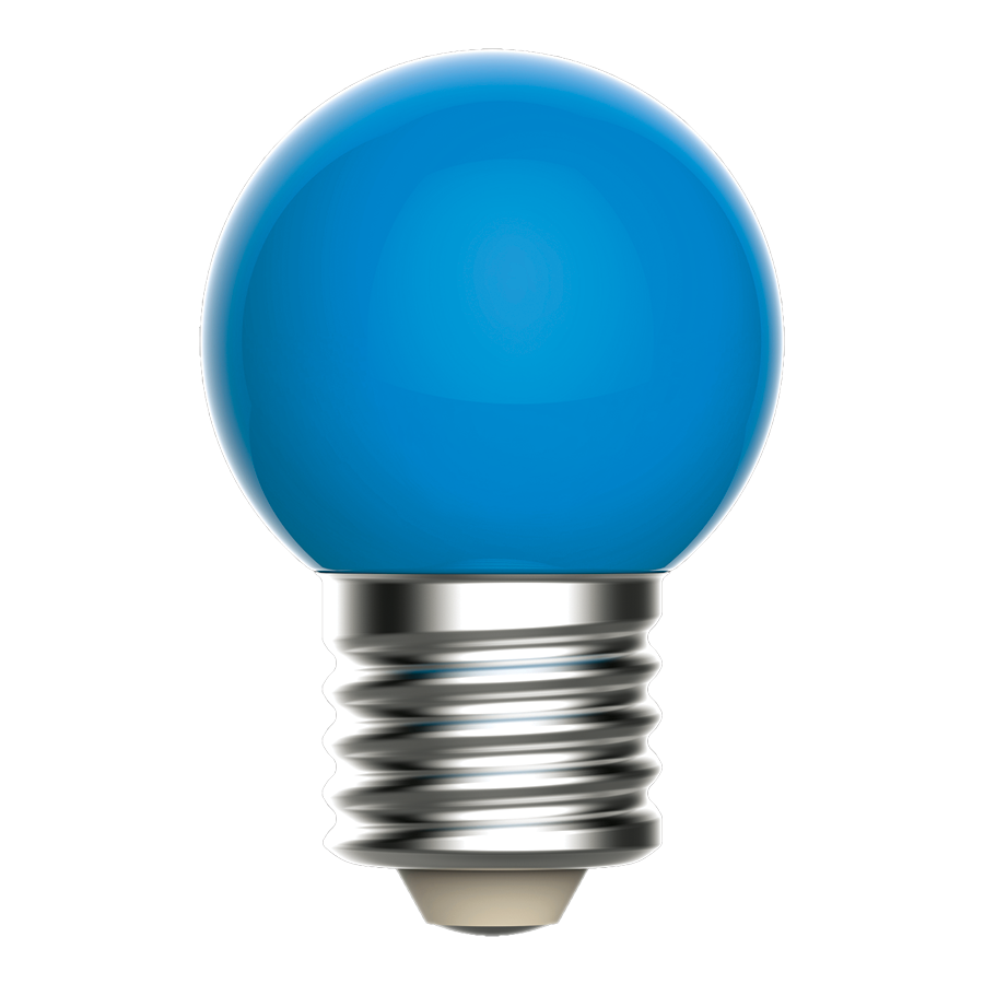 MAKEL 1 W E27 LED GECE AMPÜL MAVİ
