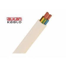 ALKAN H05VV-F 3*2,5 MM TTR KABLO (KANGAL) BEYAZ