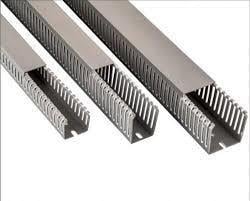 MUTLUSAN 40*40 MM DELİKLİ KABLO KANALI GRİ (2MT)