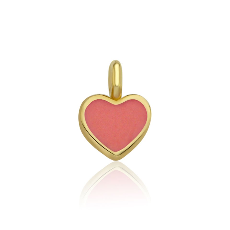 Pembe Kalp Charm