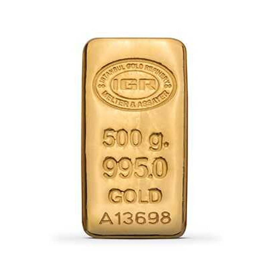 500 Gr 24 Ayar Külçe Altın