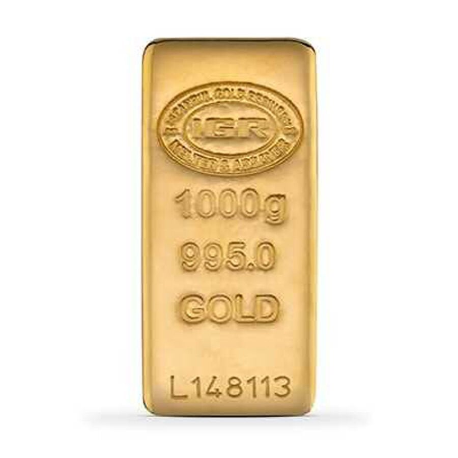 1000 Gr 24 Ayar Külçe Altın