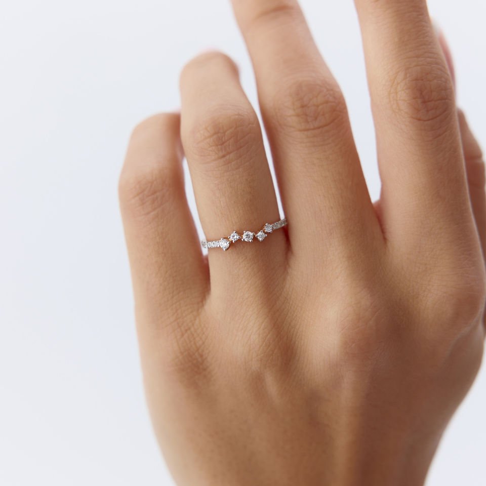 0.23 Ct Queen Pırlanta Yüzük