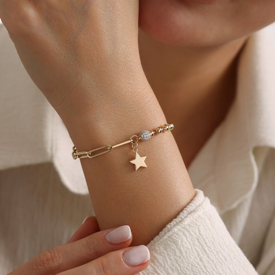 Star Charm Bileklik