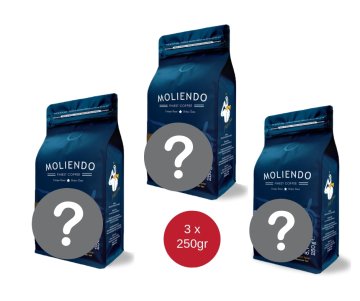 Moliendo Sürpriz Yöresel Kahve Aboneliği 3 x 250 gr.