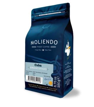Moliendo Cuba Serrano Lavado Local Coffee 250 gr.