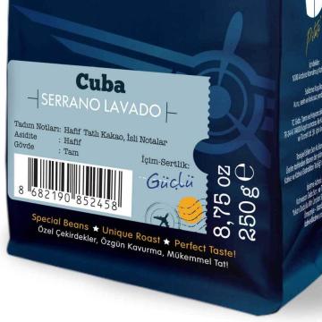 Moliendo Cuba Serrano Lavado Local Coffee 250 gr.