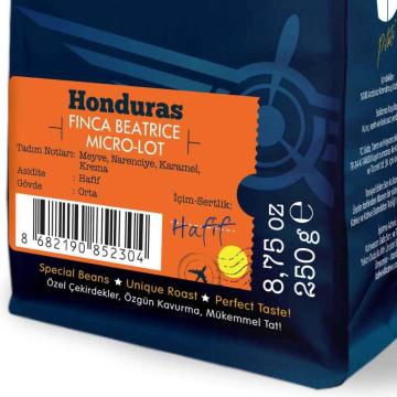 Moliendo Honduras Finca Beatrice Micro-Lot Yöresel Kahve