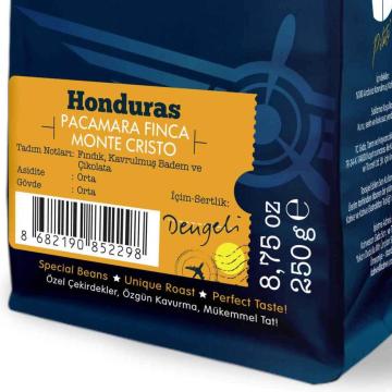 Moliendo Honduras Pacamara Finca Monte Cristo Yöresel Kahve
