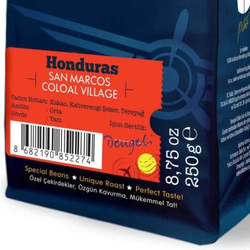 Moliendo Honduras San Marcos Coloal Village Yöresel Kahve