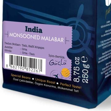 Moliendo India Monsooned Malabar Yöresel Kahve