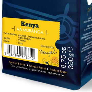Kenya AA coffee Muranga Regional Moliendo