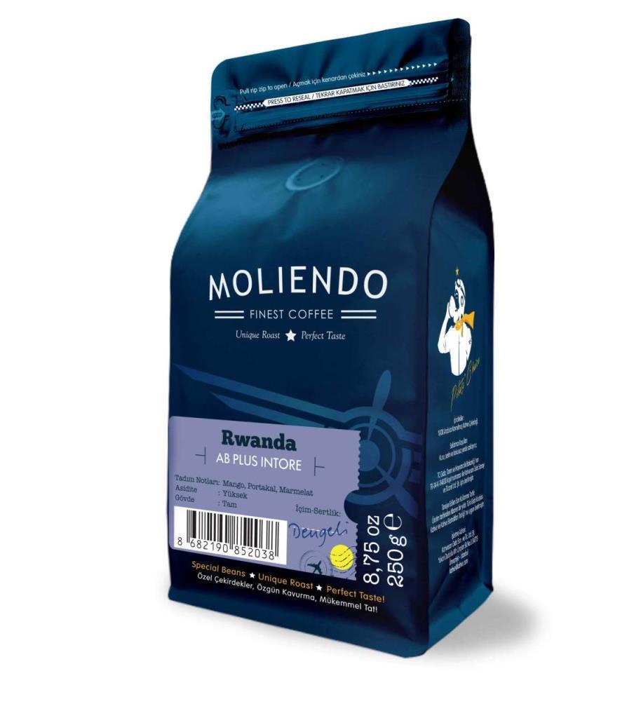 Moliendo Rwanda AB Plus Intore Yöresel Kahve 1000 gr.