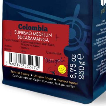 Moliendo Colombia Medellin Supremo Yöresel Kahve 1000 gr.