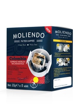 Moliendo Colombia Medellin Pratik Filtre Kahve 5x10 g